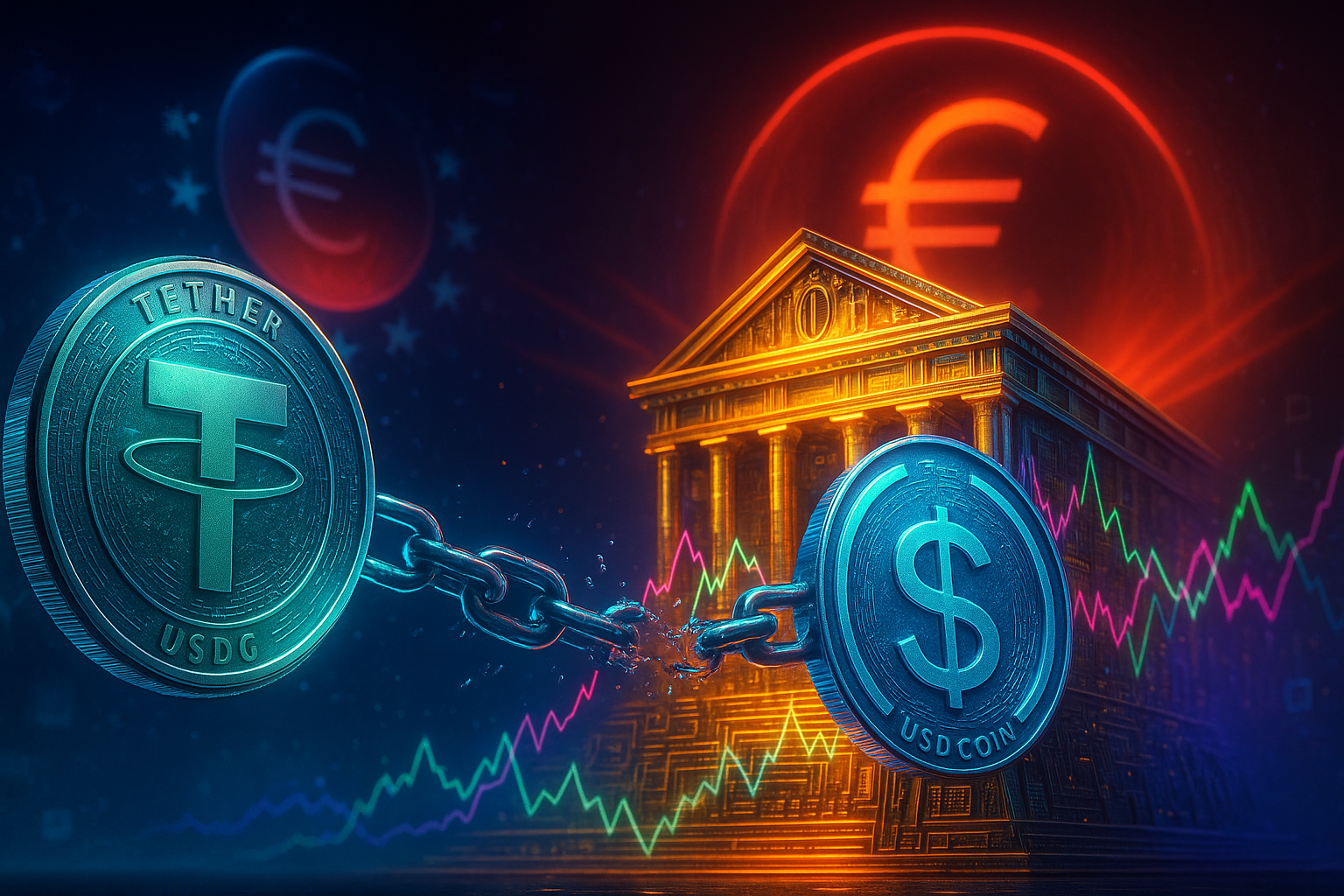 ECB Flags Stablecoin Risks to $25T U.S. Treasuries